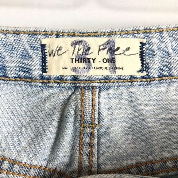 We the Free A-line Denim Mini Skirt - Picture 10 of 12